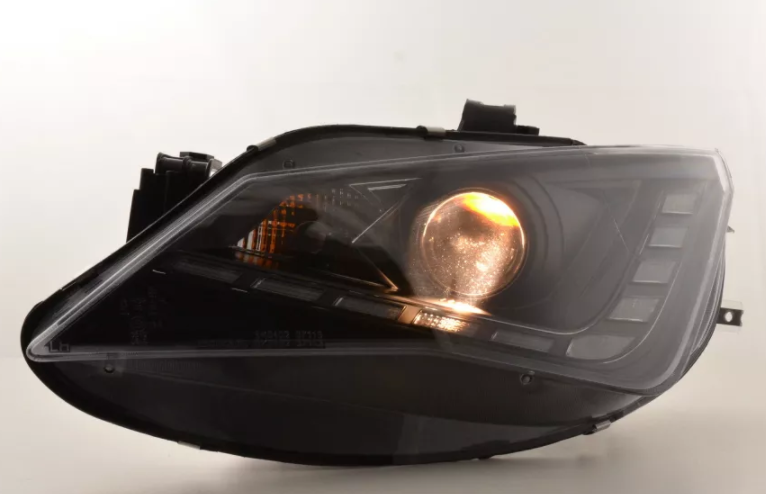 FK Paar LED DRL Lightbar Halo-Scheinwerfer Seat Ibiza 6J 4 MK4 6Y 12+ schwarz LHD