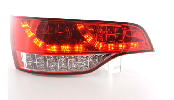 FK Pair Audi Q7 4L 06+ LED DRL Lightbar REAR TAIL BACK LIGHTS Red & Clear LHD