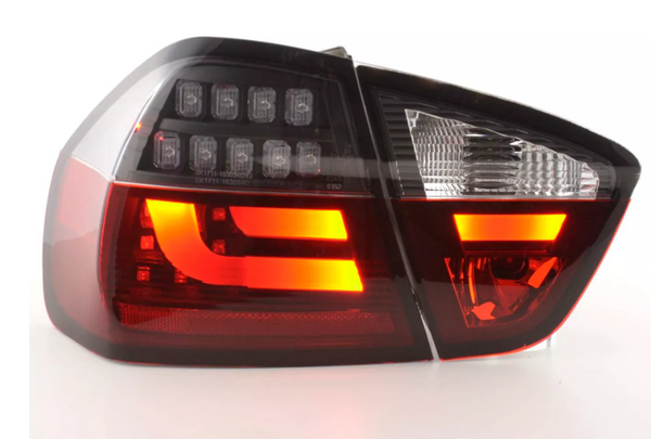 FK Pair LED REAR LIGHTS BMW E90 E91 3 SERIES 05-08 red black LHD 320 330 335 M3