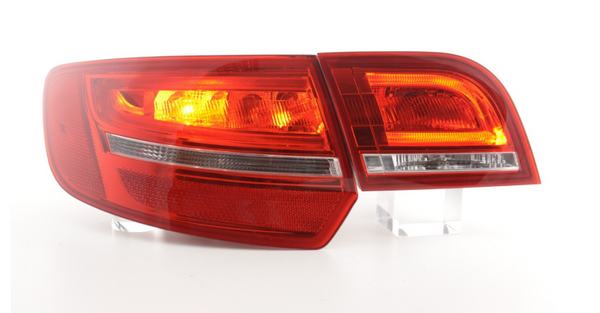 FK Pair LED Rear Lights Tail Lamps Audi A3 Sportback 8PA 04-08 red clear LHD