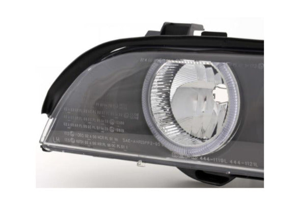 FK LED DRL Angel Eye XENON headlights BMW 5-series E39 95-00 black M5 LHD RHD