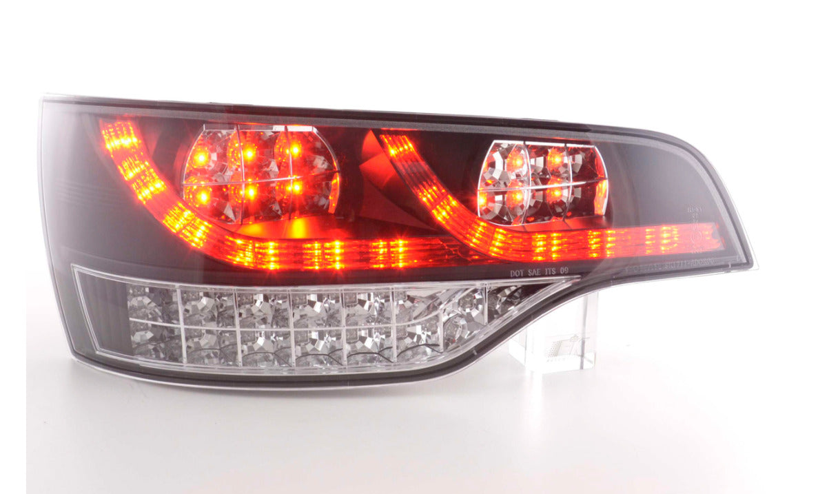 FK Pair Audi Q7 4L 06+ black smoke LED Lightbar DRL REAR LIGHTS TAIL LAMPS LHD