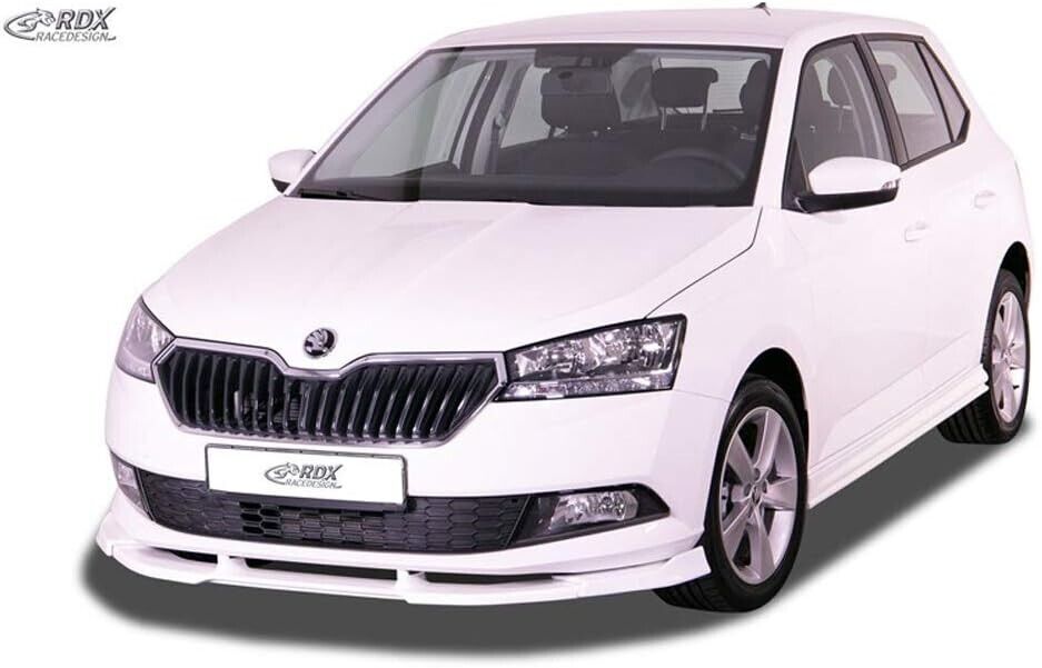 RDX Skoda Fabia 3 MK3 NJ Front Bumper Splitter Lip Diffuser Spoiler Valance