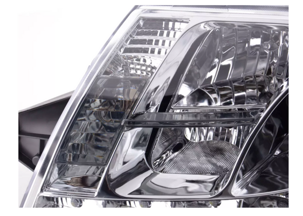 FK Paar LED-Tagfahrlicht-Lichtleistenscheinwerfer Audi TT 8N 98–06, Chrom, 1,8 3,2 Quattro LHD