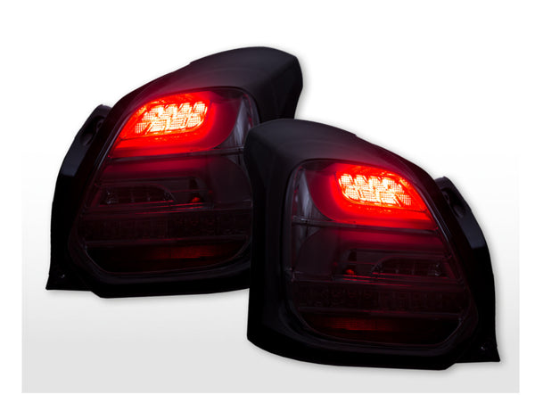 FK Pair LED DRL Rear Lights Suzuki Swift 3 MK3 A2L 17+ Black Smoke DYNAMIC LHD