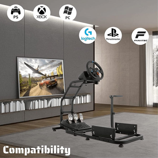 AZ Driving Game Sim Racing Frame Rig for Seat Wheel Pedals Xbox PS PC Console F1