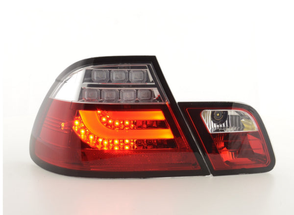 FK Pair Smoke BLACK LED REAR LIGHTS BMW E46 Coupe 03-07 red / clear 330 320 LHD