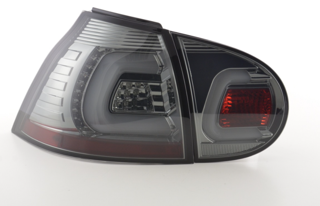 FK Pair LED DRL Lightbar Rear Lights VW Golf 5 03-08 black