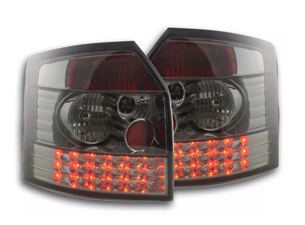 FK Set LED REAR Lights Tail Audi A4 Avant B6 / 8E 01-04 black LHD & RHD