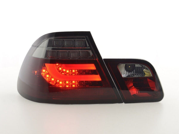 FK Pair Smoke BLACK LED REAR LIGHTS BMW E46 Coupe 03-07 red / black 330 320 LHD