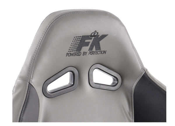 FK Executive Bucket Seat Office Swivel Gamer Chair - Motorsport Grey & Black Ed