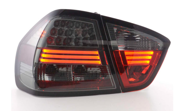 FK Pair LED Lightbar DRL REAR LIGHTS BMW E90 3 SERIES 05-08 black smoke LHD