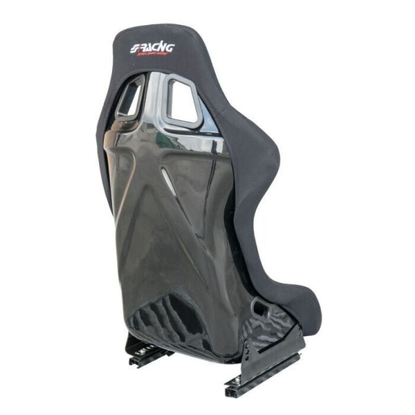 SR x1 Universal Sports Bucket Seat + Runners Fibreglass Gloss Back