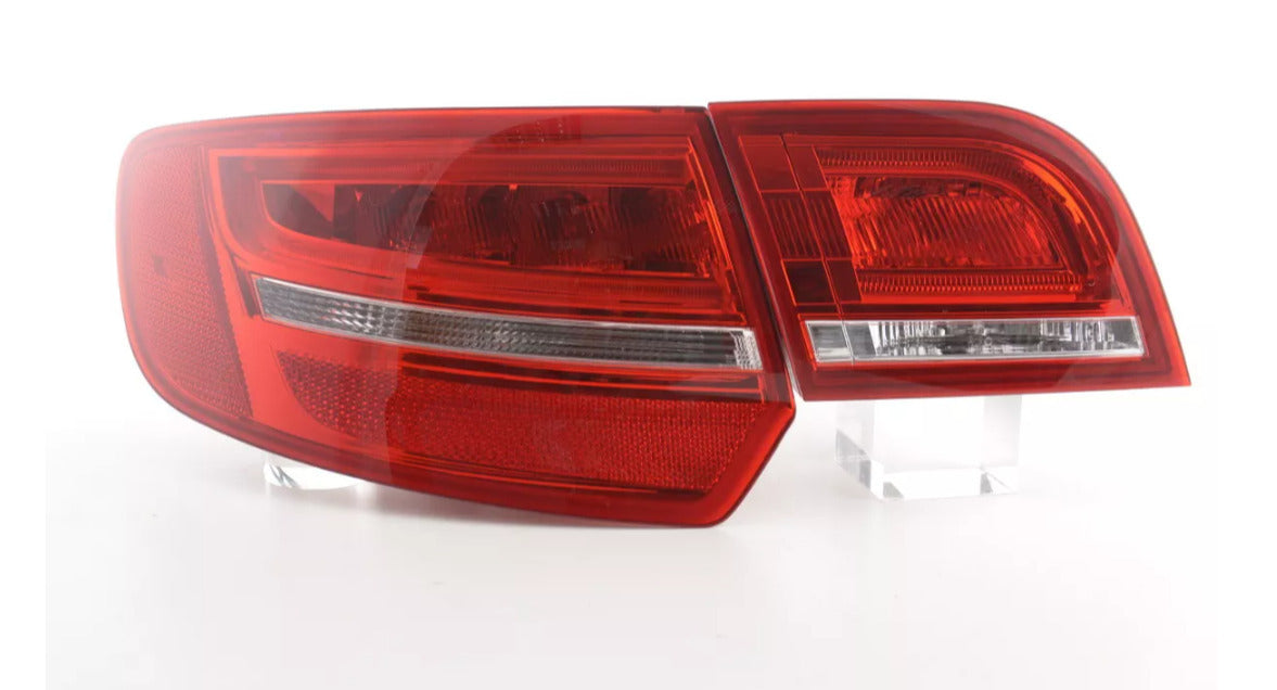 FK Pair LED Rear Lights Tail Lamps Audi A3 Sportback 8PA 04-08 red clear LHD