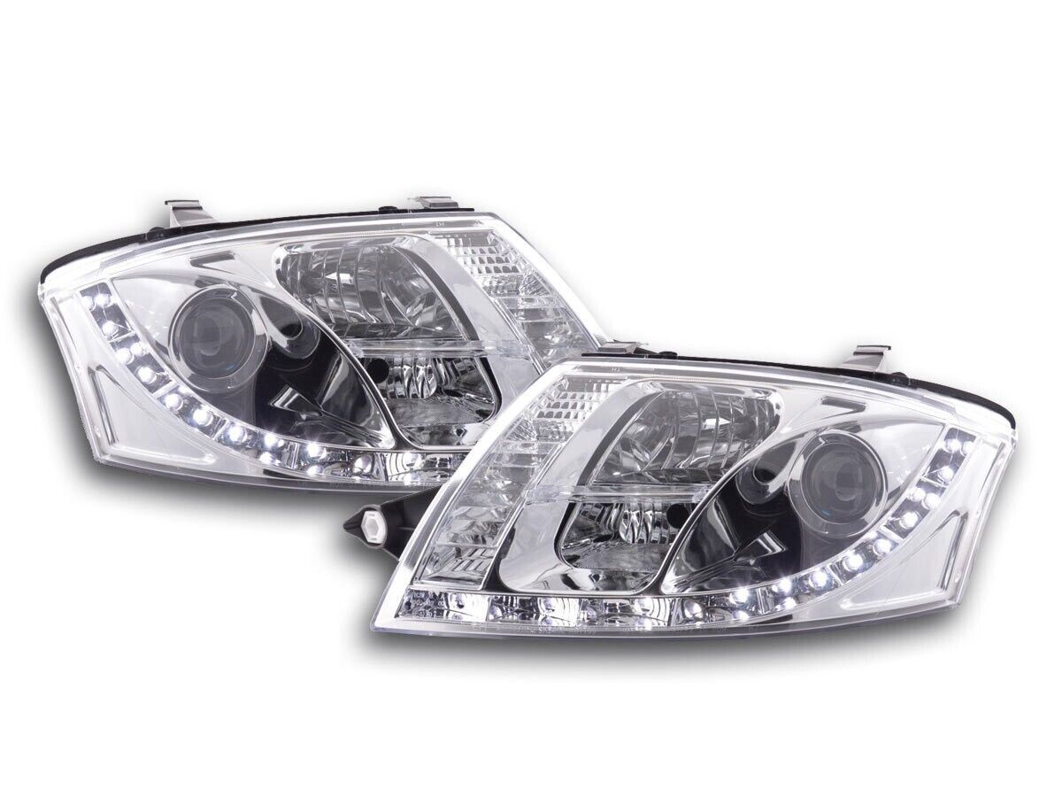 FK Pair LED DRL Lightbar Halo Headlights Audi TT 8N 99-06 1.8 3.2 10 Pin RHD