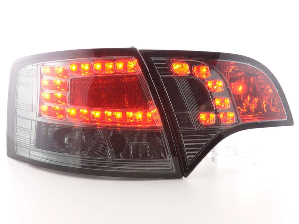 FK Set LED REAR Lights DRL Lightbar TAIL LIGHTS Black Audi A4 B6 8E S4 04-08 LHD