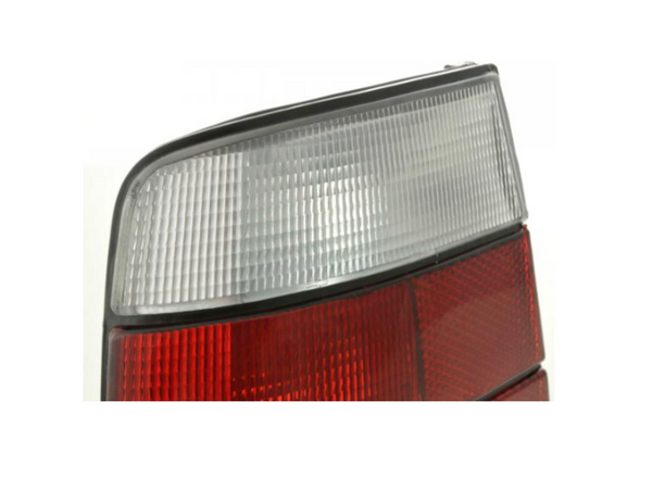 FK Pair Rear Lights BMW 5-Series E34 88-94 white clear red Berlina LHD Tail