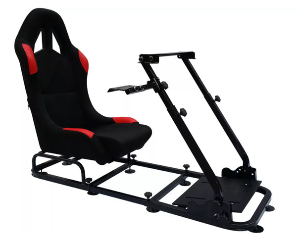 Driving Game Folding Chair Sim Racing Seat & Frame Xbox PS PC Gaming Wheel Rig