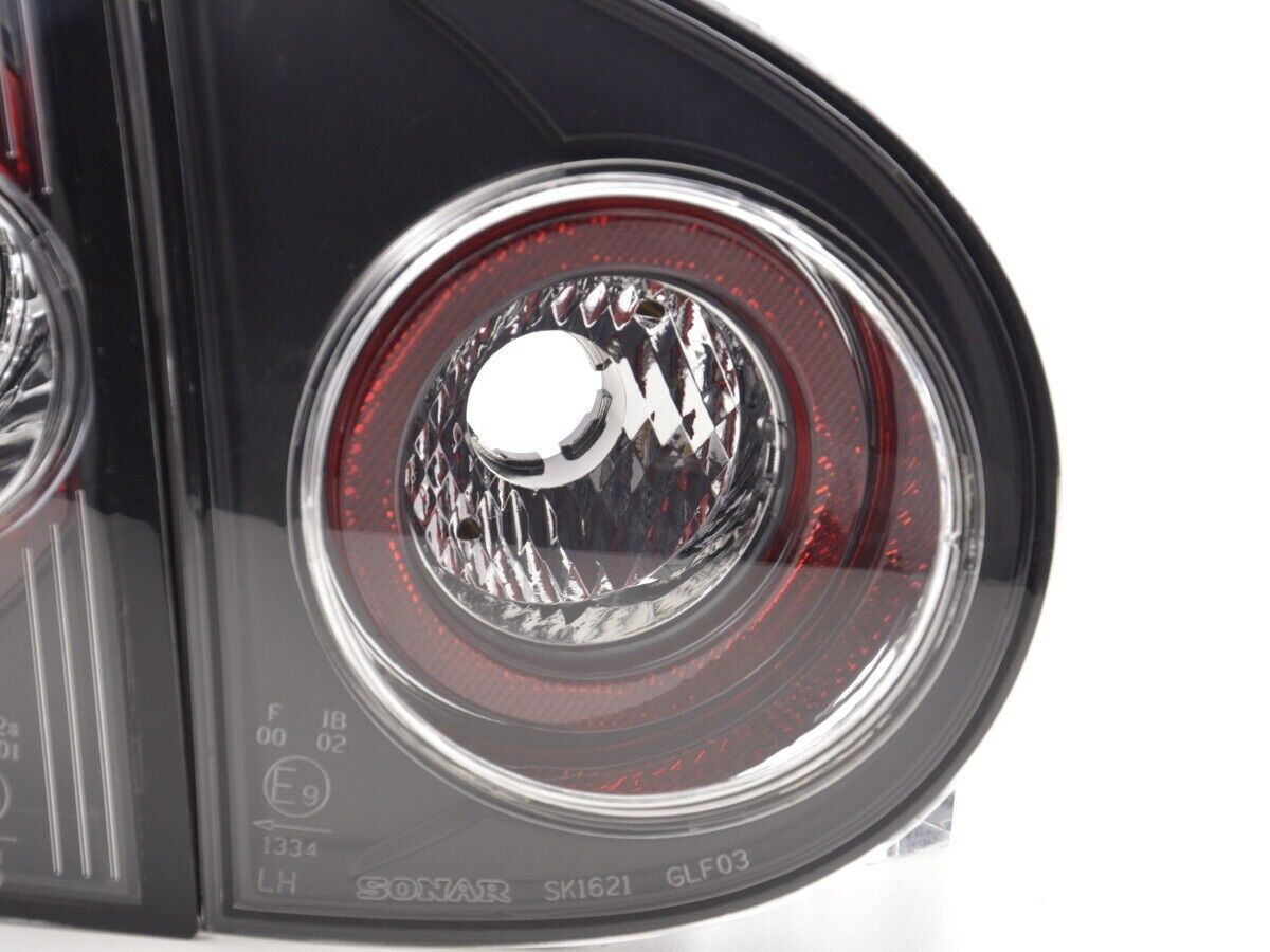 FK Pair Rear Lights VW Golf 5 MK5 1K 03-08 Black 1K LHD Smoke inc harness RHD