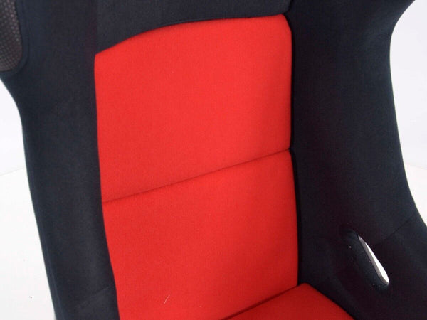 FK Pair Universal Fixed Back Bucket Sports Seats BLACK Evo Edition Fibreglass Hard Back