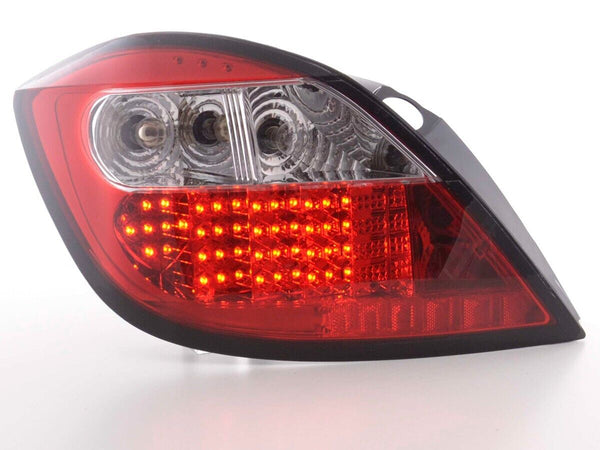 FK Pair LED Lightbar DRL Rear Lights Opel Vauxhall Astra H GTC 04+ red LHD