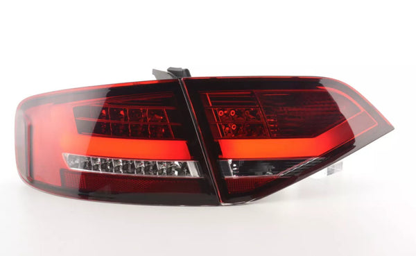 FK Pair LED REAR LIGHTS Lightbar DRL Audi A4 B8 8K Saloon 07-11 red S4 S-Line