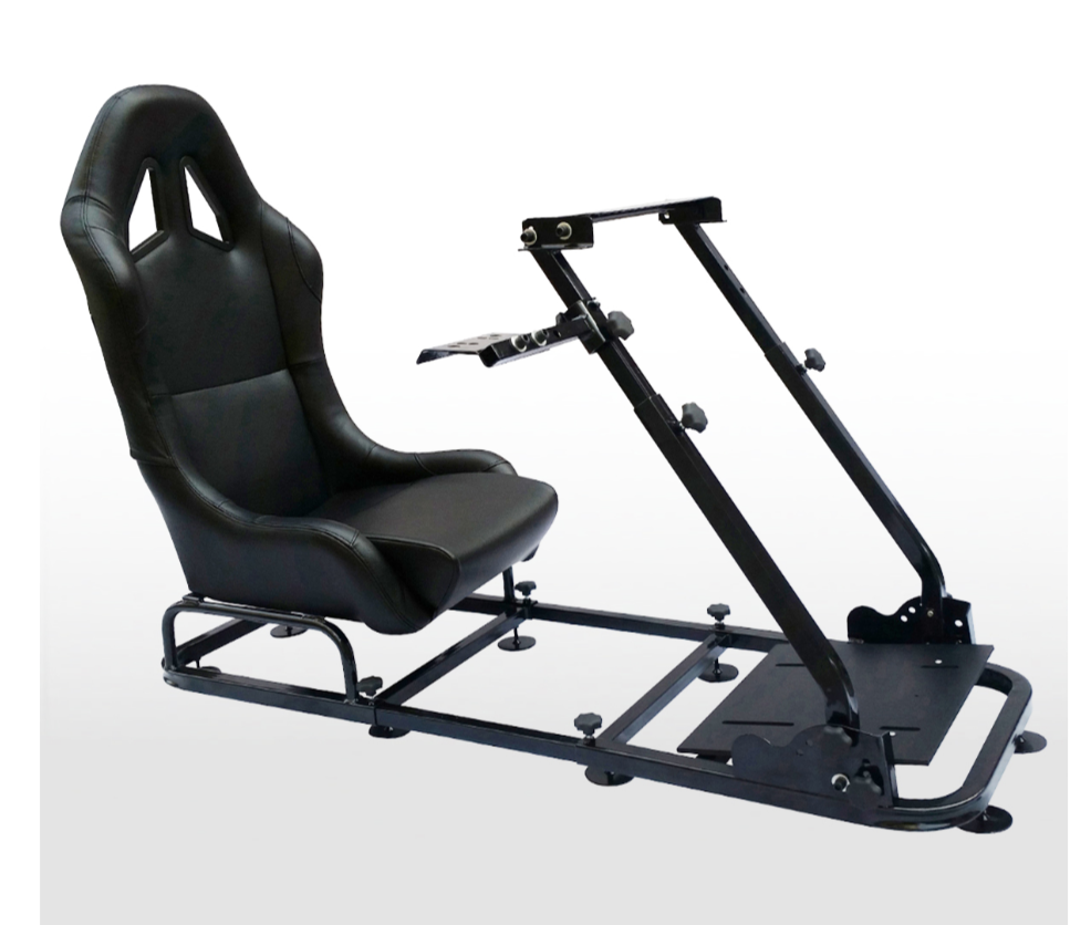 Driving Game Folding Chair Sim Racing Seat & Frame Xbox PS PC Gaming Wheel Rig