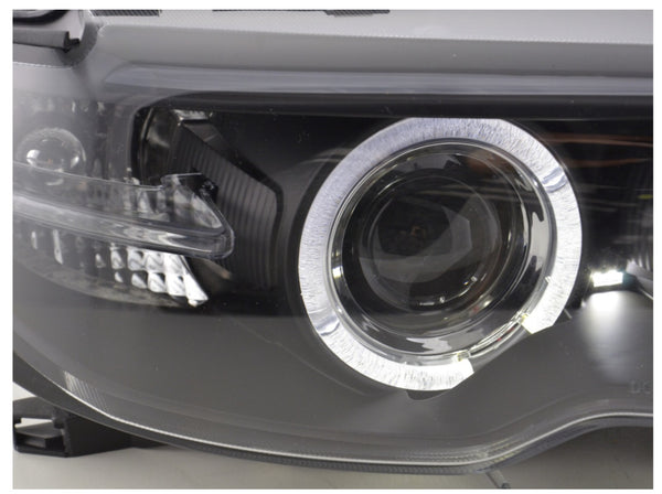 FK LED DRL Halo Angel Eye headlights BMW 3-Series E46 Coupe Cabrio 03-05 black