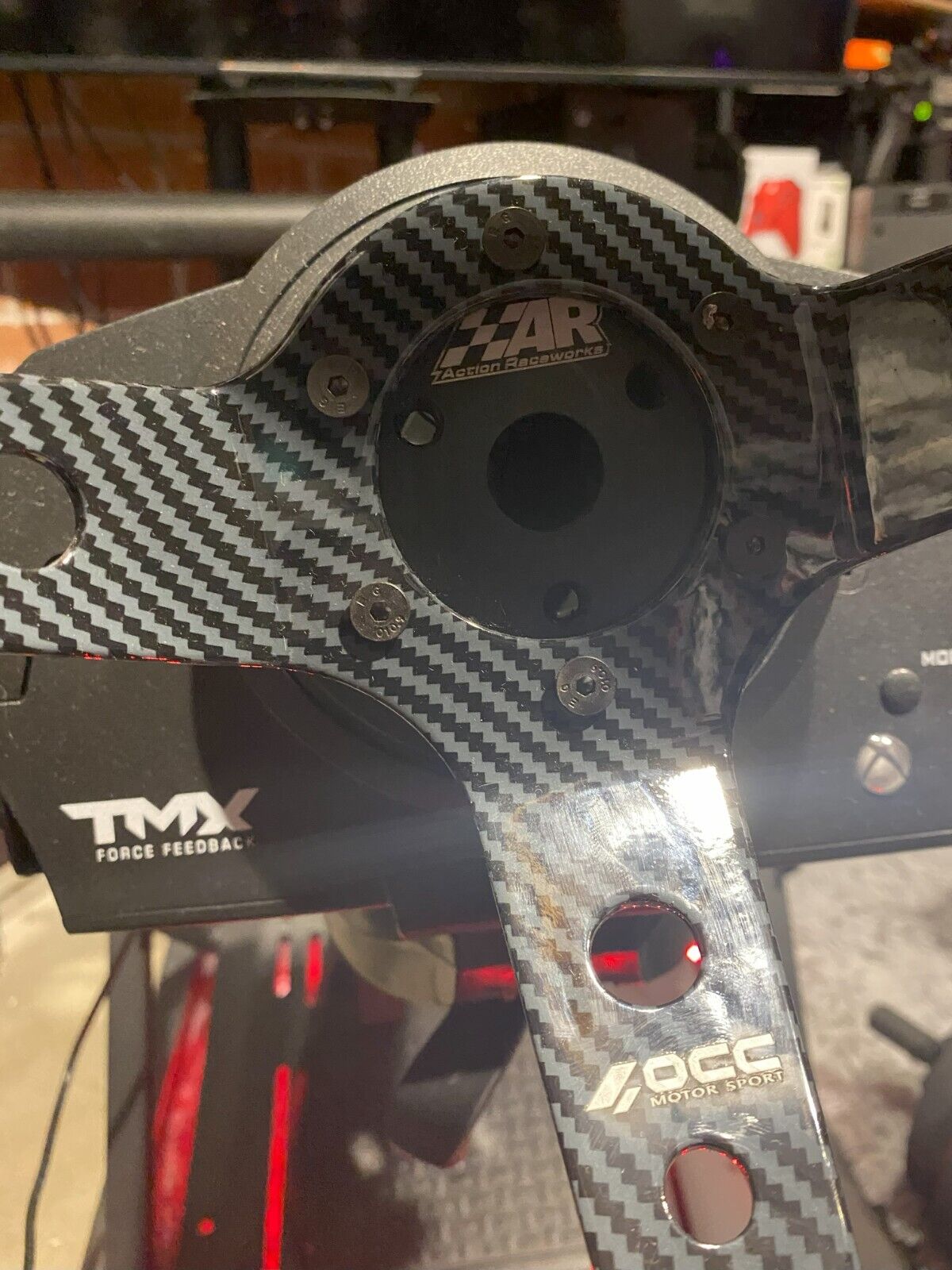 Custom Mod Thrustmaster TMX Racing Wheel Pedal Shifter Xbox One Windows Bundle
