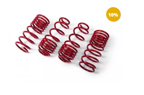 MTS Red lowering springs Renault Clio IV 6 MK6 Hatchback 12-19 BH with EDC