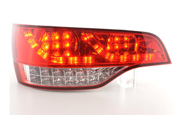 FK Pair Audi Q7 4L 06+ LED DRL Lightbar REAR TAIL BACK LIGHTS Red & Clear LHD