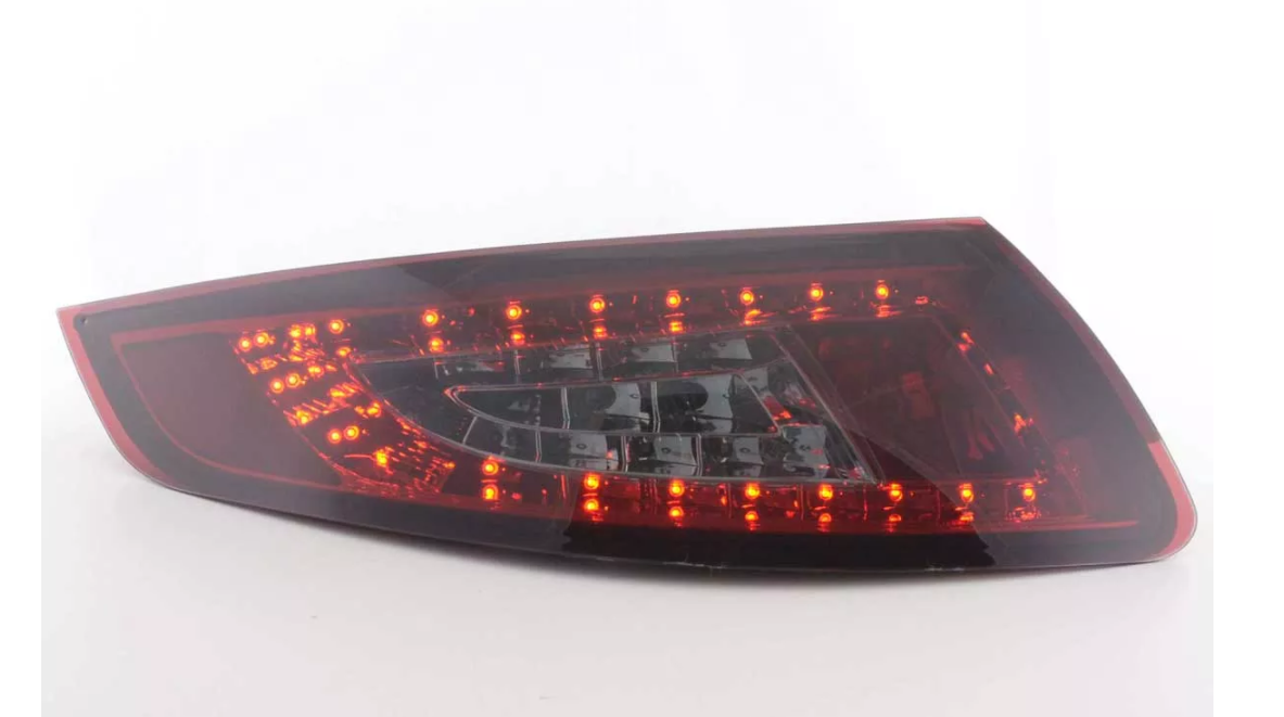 FK Paar LED DRL Ultra Rückleuchten Porsche 911 Typ 997 05-09 rot rauchschwarz LHD