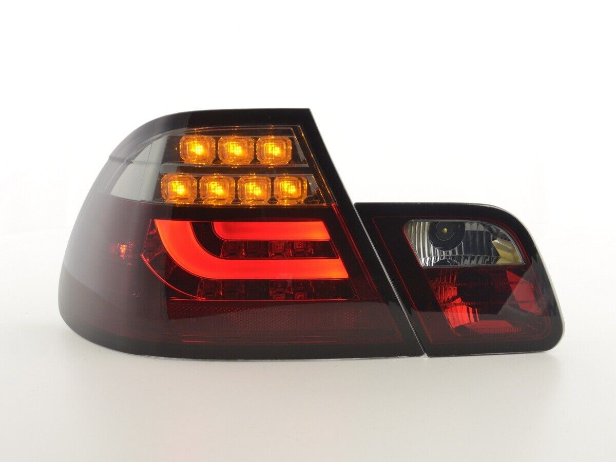 FK Pair Smoke BLACK LED REAR LIGHTS BMW E46 Coupe 03-07 red / black 330 320 LHD