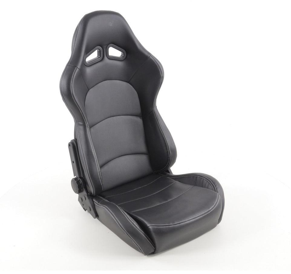 FK Set of 2 / a Pair of Universal Reclining Bucket Sports Seats - Carbon Back Shell Edition