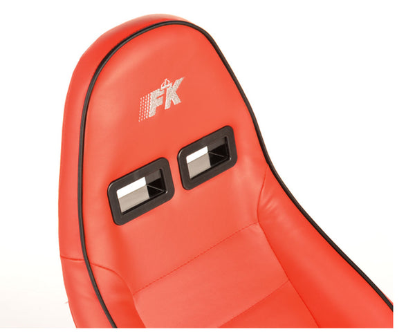 FK Universal Bucket Sports Seats Red Porsche 911 Style Retro Classic Kit Car