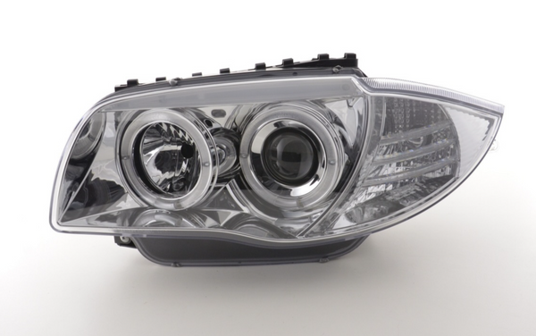 FK Paar LED DRL Angel Projektorscheinwerfer BMW 1er E87 E81 E82 E88 04+ LHD