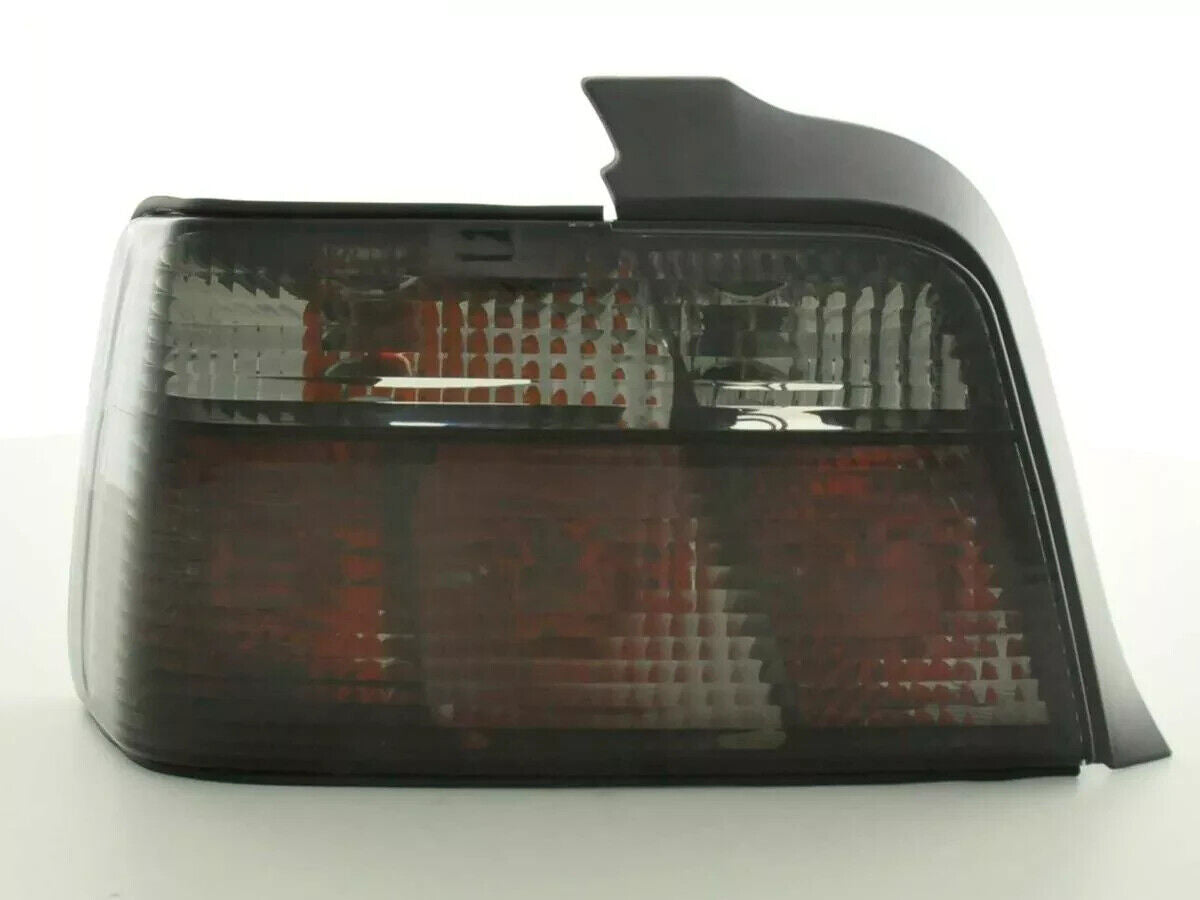 FK Pair Rear lights BMW 3 Series Saloon E36 91-98 Black Smoke Crystal 325 328 M3 Style LHD