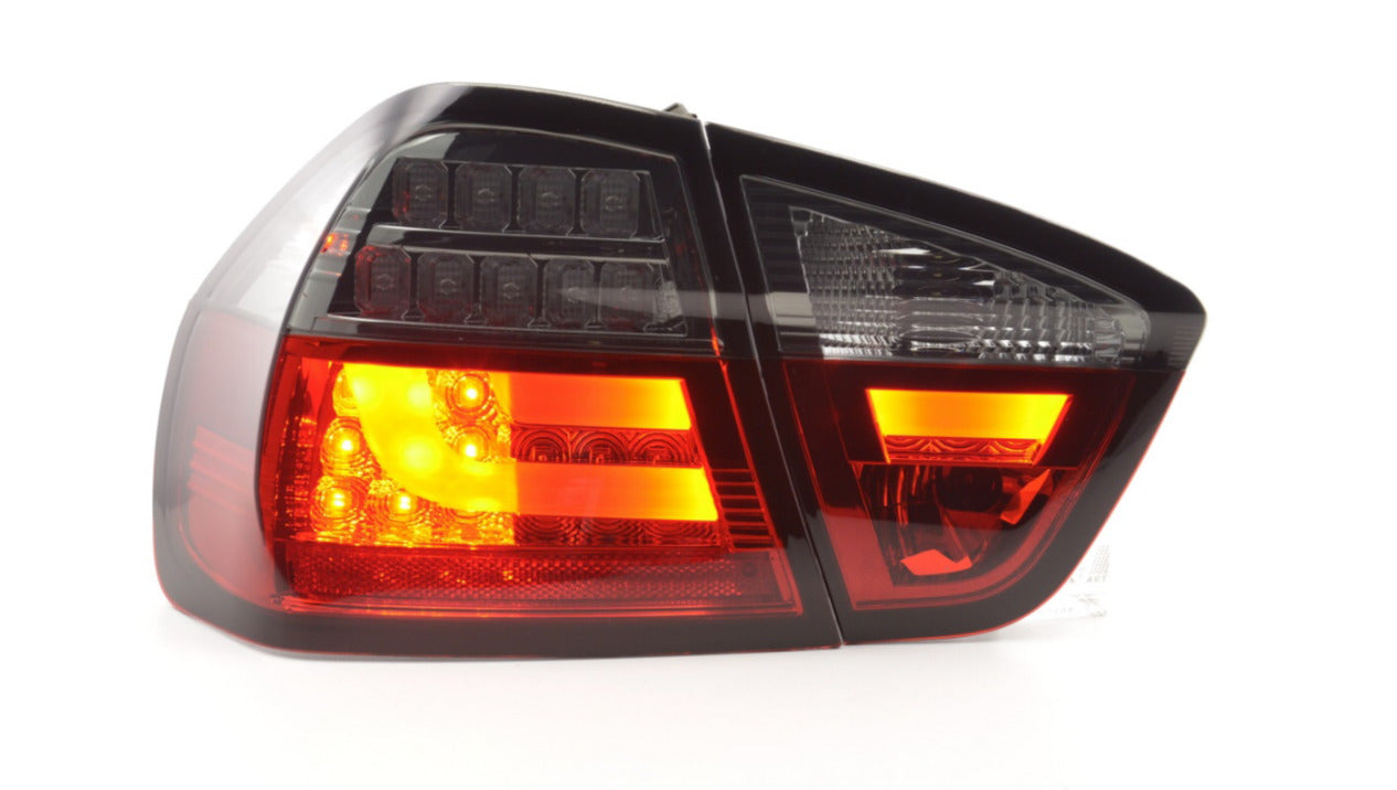 FK Pair LED REAR LIGHTS BMW E90 Saloon 3-SERIES 05-08 smoke LHD 320 330 335