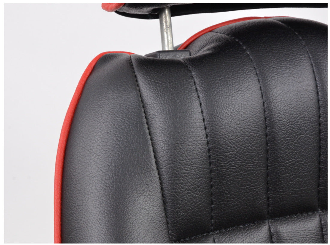 FK Black Red Piping Classic Car Retro Kit Speedster Sports Car Full Bucket Seats