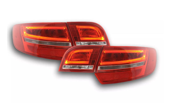 FK Pair LED Rear Lights Tail Lamps Audi A3 Sportback 8PA 04-08 red clear LHD