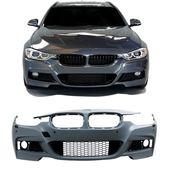 JOM BMW 3 series F30 Sedan F31 Touring 11+ Front Bumper Polyp Unpainted + Grille