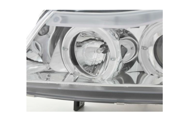 FK Pair LED DRL Projector headlights BMW 3-series E90 E91 05-08 Chrome LHD M3