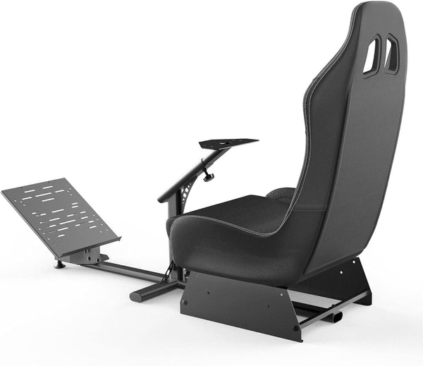 CR Driving Game Sim Racing Frame Rig & Seat - Wheel Pedals Xbox PS PC Console F1