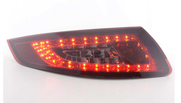 FK Pair LED DRL Ultra Rear Lights Porsche 911 type 997 05-09 red smoke black LHD