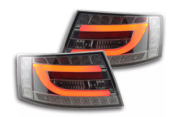 FK Pair LED REAR Lightbar LIGHTS Audi A6 C6 4F 04-08  Halogen OE Grey Smoke