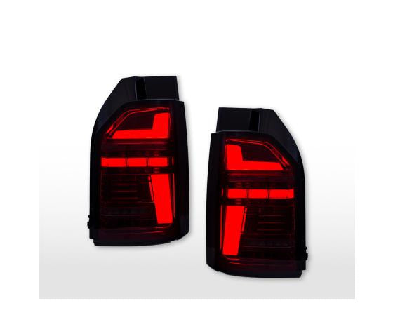 FK Pair LED Lightbar Rear Lights Dynamic Wing Doors VW Transporter T6 16-19 LHD