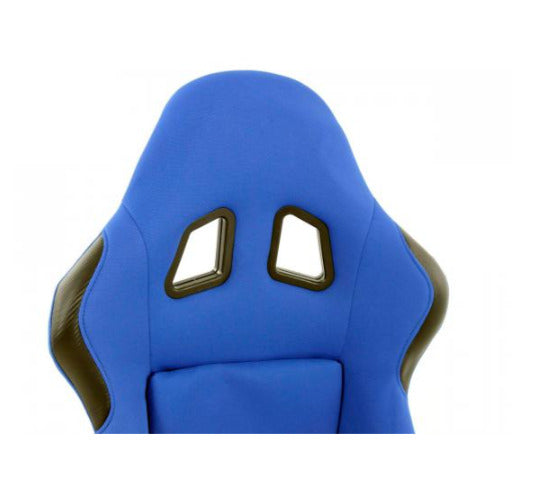 FK Universal Full Fixed Back Bucket Sports Seats BLUE Edition Track Motorsport