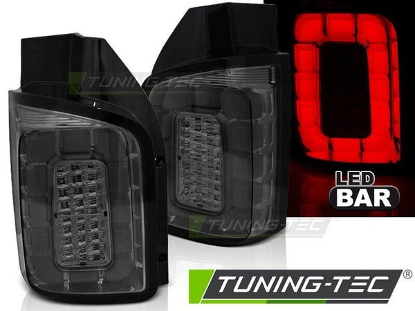 Tuning-Tec Pair LED Lightbar DRL Rear Lights VW T6 15-19 TRANSPORTER SMOKE LHD