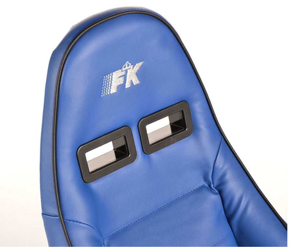 FK Universal Bucket Sports Seats BLUE Porsche 911 Style Retro Classic Kit Car