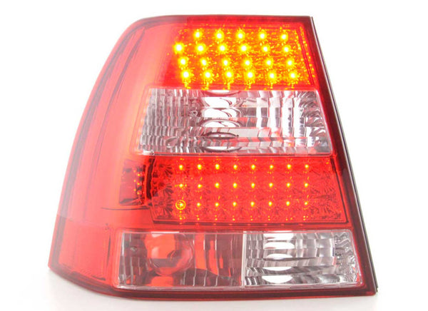 FK LED Lightbar DRL Rear Lights Tail VW Bora 1J 98-03 red clear LHD